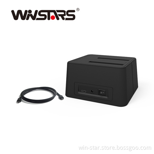 USB-C Dual Bay Docking Station for 2.5&3.5